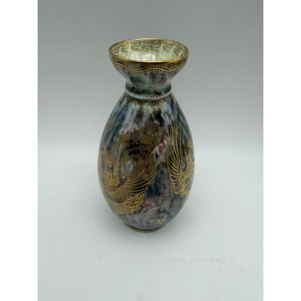 Wedgwood Fairyland Lustre Pheasant Vase Z4831 Daisy Makeig-Jones 5